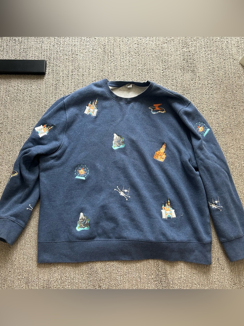 Disneyland embroidered icons sweatshirt